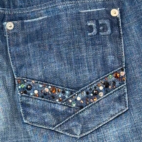 Joe's Jeans Honey Low Rise Jeweled Pockets Nadja 28 - Picture 1 of 5